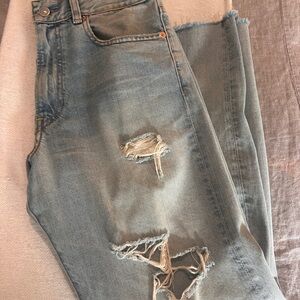 Denimist  The Lucy Blue Denim Boyfriend Jeans